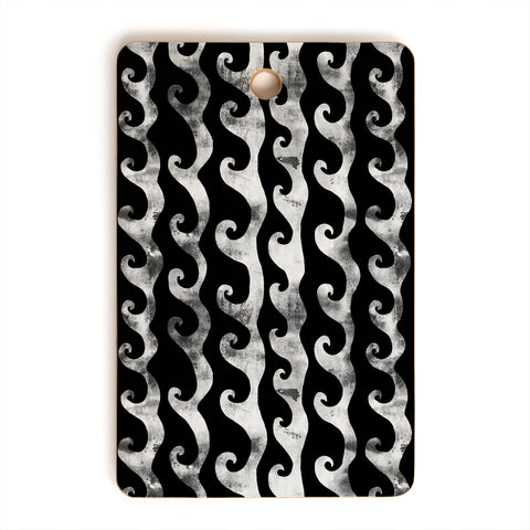 Schatzi Brown Swell Black and White Cutting Board Rectangle