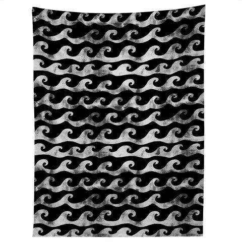 Schatzi Brown Swell Black and White Tapestry