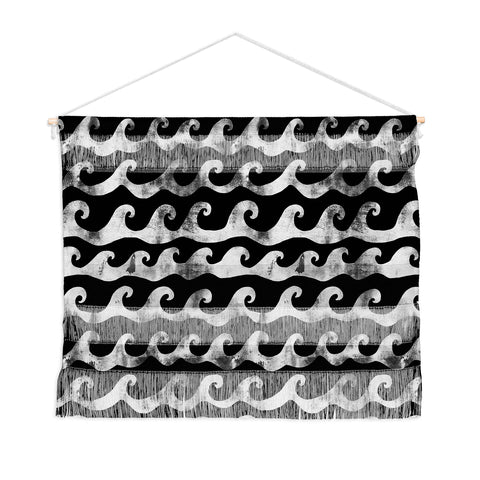Schatzi Brown Swell Black and White Wall Hanging Landscape