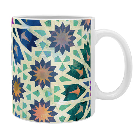 Schatzi Brown Tangier Tile Green Coffee Mug
