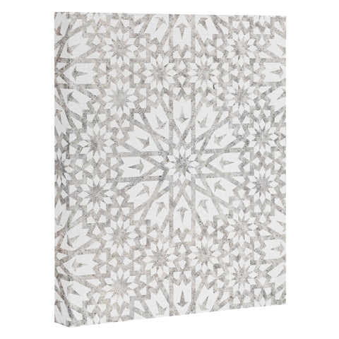 Schatzi Brown Tangier Tile Sand Art Canvas