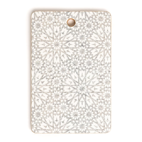 Schatzi Brown Tangier Tile Sand Cutting Board Rectangle