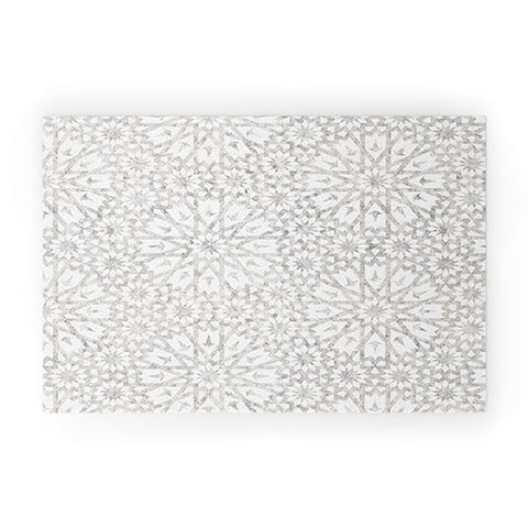 Schatzi Brown Tangier Tile Sand Welcome Mat