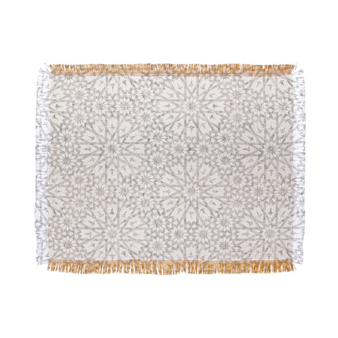 Schatzi Brown Tangier Tile Sand Throw Blanket