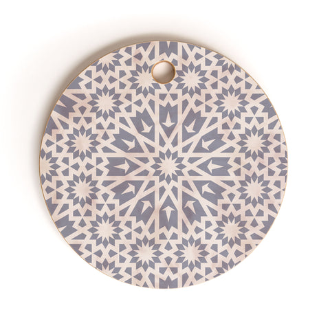 Schatzi Brown Taniger Stone Cutting Board Round