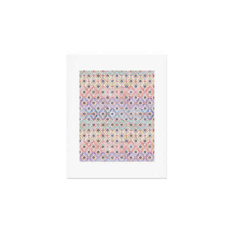 Schatzi Brown Thema Tiles Ombre Art Print