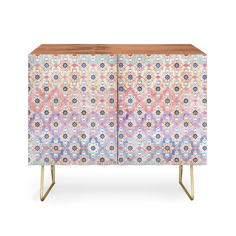 Schatzi Brown Thema Tiles Ombre Credenza