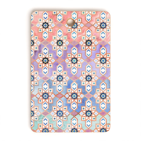 Schatzi Brown Thema Tiles Ombre Cutting Board Rectangle