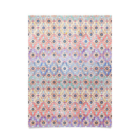 Schatzi Brown Thema Tiles Ombre Poster