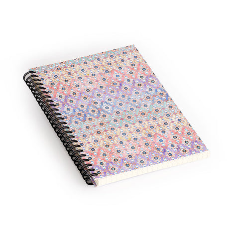 Schatzi Brown Thema Tiles Ombre Spiral Notebook