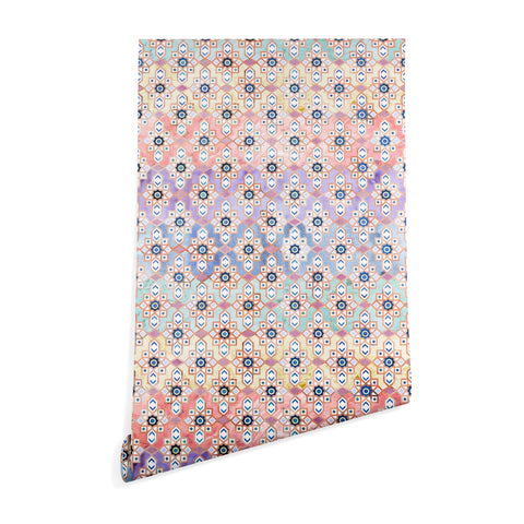 Schatzi Brown Thema Tiles Ombre Wallpaper