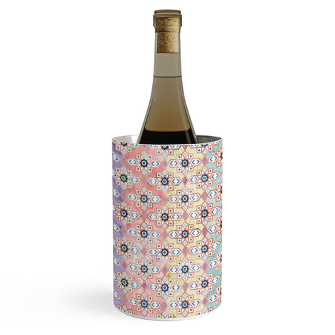 Schatzi Brown Thema Tiles Ombre Wine Chiller