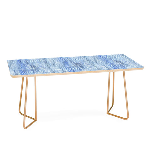Schatzi Brown Tribal Triangles Chambray Coffee Table