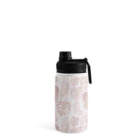 Schatzi Brown Tropical Leaf 2 Neutral Water Bottle