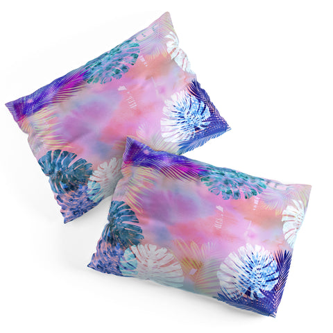 Schatzi Brown Tropix Pink Pillow Shams