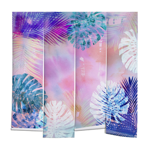 Schatzi Brown Tropix Pink Wall Mural