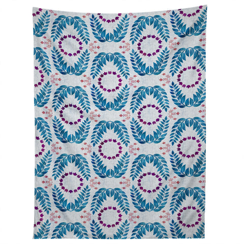 Schatzi Brown Unicorn Coordinate Light Linen Tapestry