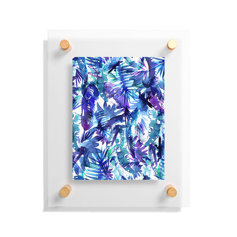 Schatzi Brown Vibe of the Jungle Blue Floating Acrylic Print