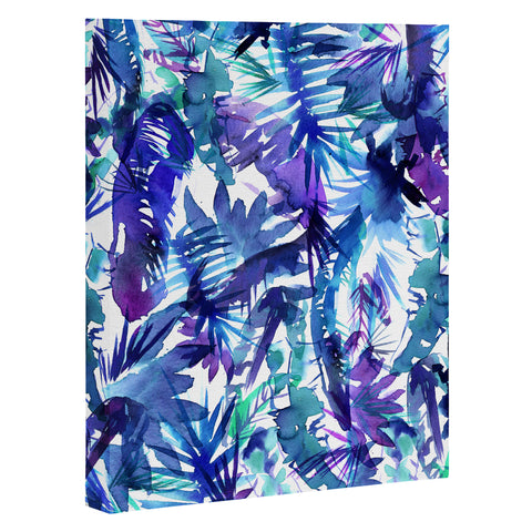 Schatzi Brown Vibe of the Jungle Blue Art Canvas