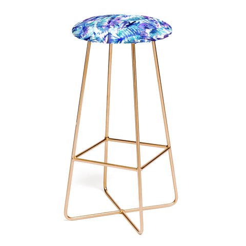 Schatzi Brown Vibe of the Jungle Blue Bar Stool