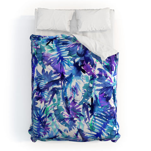 Schatzi Brown Vibe of the Jungle Blue Comforter