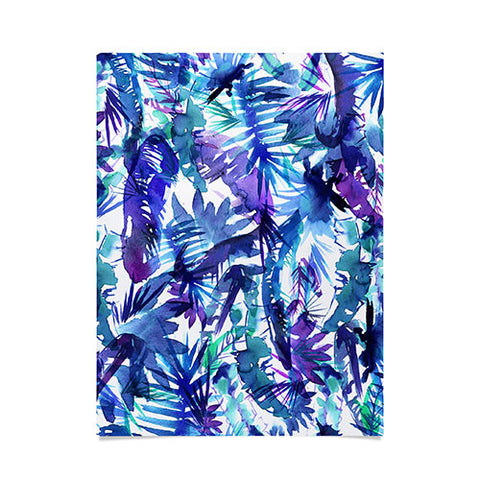 Schatzi Brown Vibe of the Jungle Blue Poster