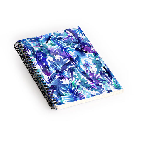 Schatzi Brown Vibe of the Jungle Blue Spiral Notebook