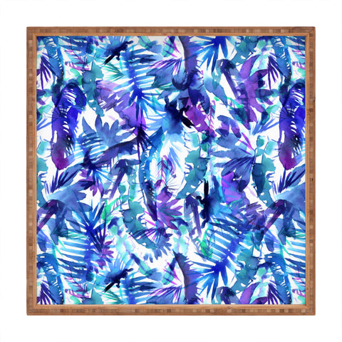 Schatzi Brown Vibe of the Jungle Blue Square Tray