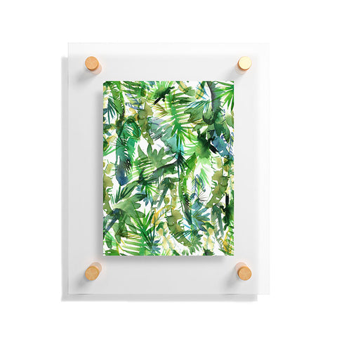 Schatzi Brown Vibe of the Jungle Green Floating Acrylic Print