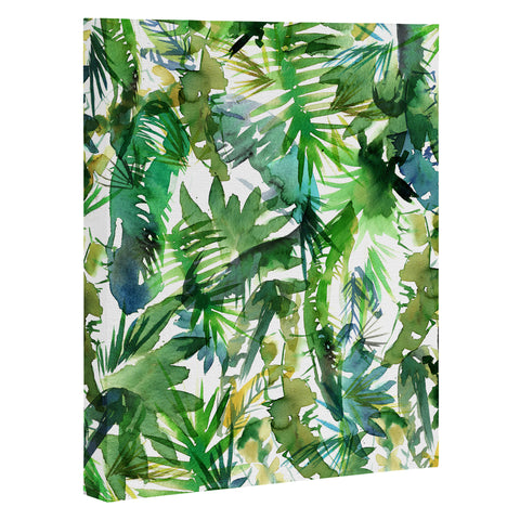 Schatzi Brown Vibe of the Jungle Green Art Canvas