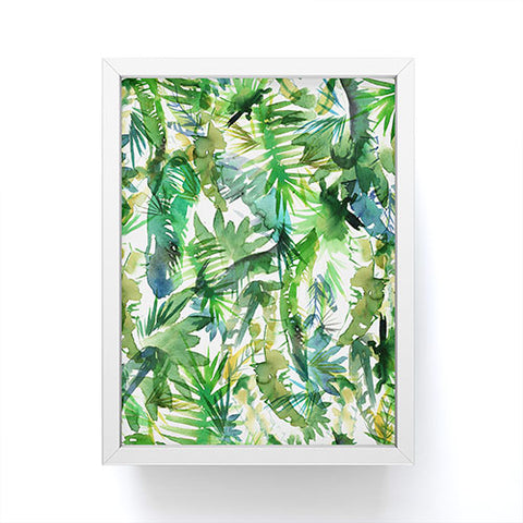 Schatzi Brown Vibe of the Jungle Green Framed Mini Art Print
