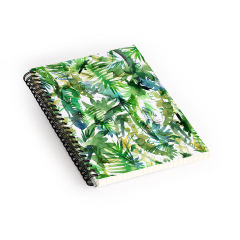 Schatzi Brown Vibe of the Jungle Green Spiral Notebook