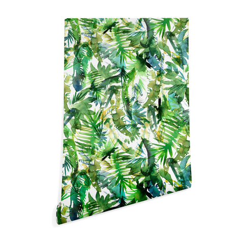 Schatzi Brown Vibe of the Jungle Green Wallpaper