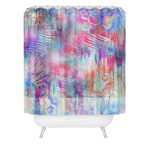 Schatzi Brown Waimea Tropical 2 Shower Curtain