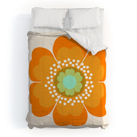 Seventy Eight Jivin 70s retro throwback art Comforter