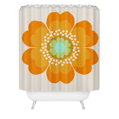 Seventy Eight Jivin 70s retro throwback art Shower Curtain