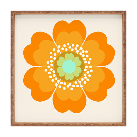 Seventy Eight Jivin 70s retro throwback art Square Tray