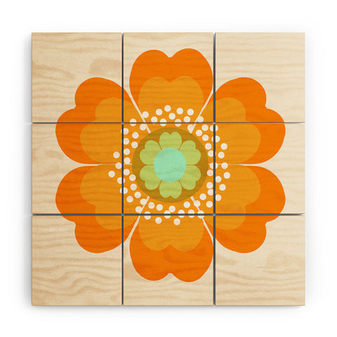 Seventy Eight Jivin 70s retro throwback art Wood Wall Mural