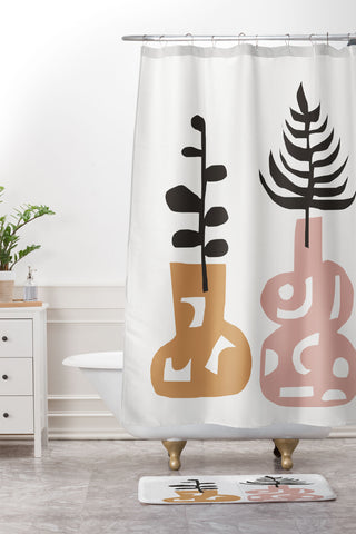Seventy Eight Rhaab Shower Curtain And Mat