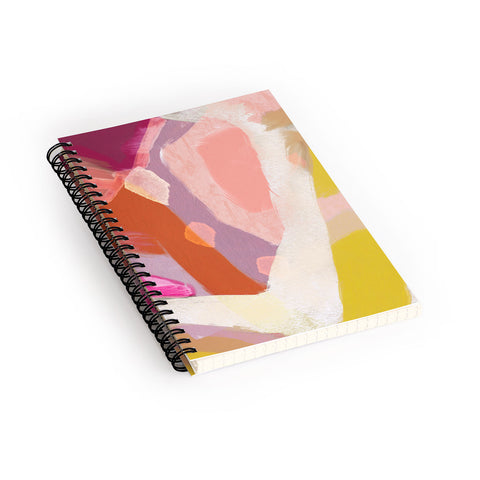 Sewzinski Ablaze Abstract Spiral Notebook