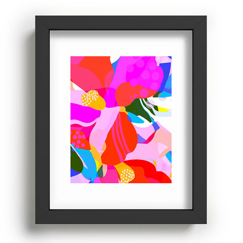 Sewzinski Abstract Florals I Recessed Framing Rectangle