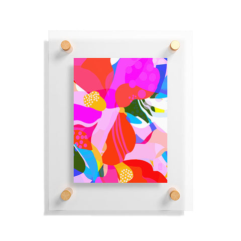 Sewzinski Abstract Florals I Floating Acrylic Print