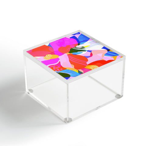 Sewzinski Abstract Florals I Acrylic Box