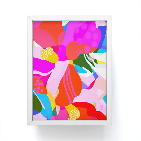 Sewzinski Abstract Florals I Framed Mini Art Print