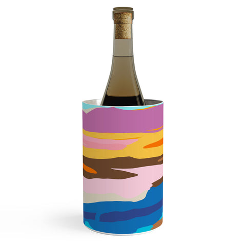Sewzinski Abstract Landscape Wine Chiller