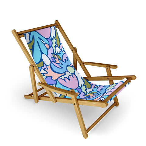 Sewzinski Abstract Sea Life II Sling Chair
