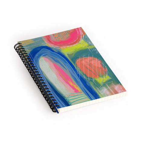Sewzinski Abstract Shelter Spiral Notebook