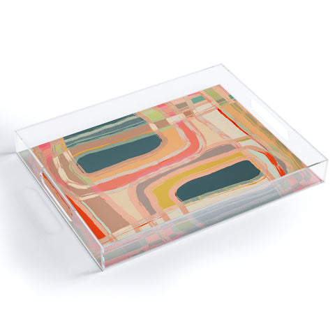 Sewzinski Abstract Windows Acrylic Tray