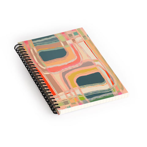 Sewzinski Abstract Windows Spiral Notebook