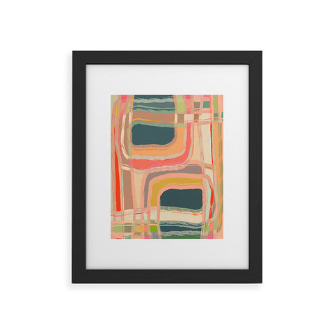 Sewzinski Abstract Windows Framed Art Print
